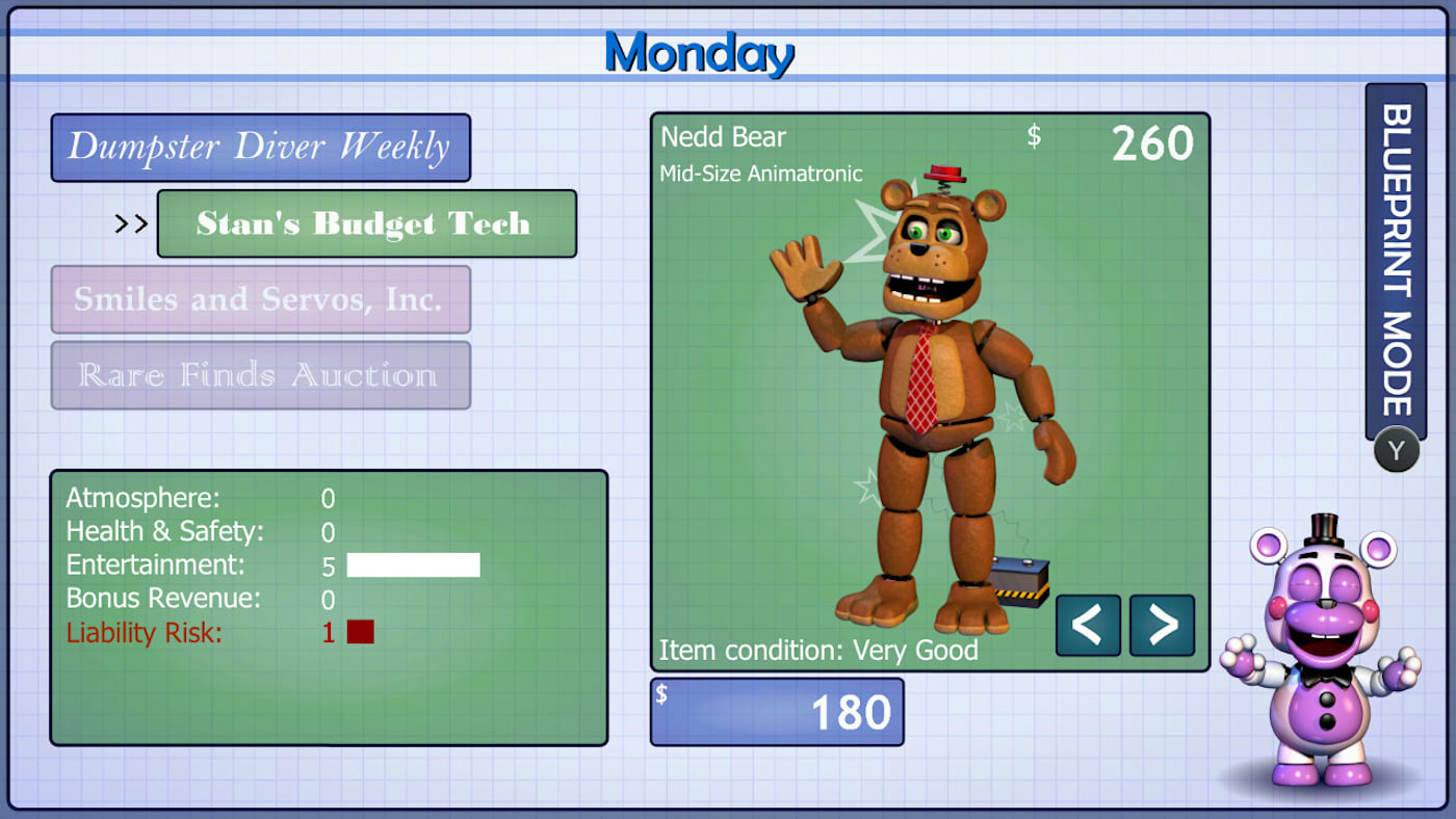 Freddy Fazbear’s Pizzeria Simulator