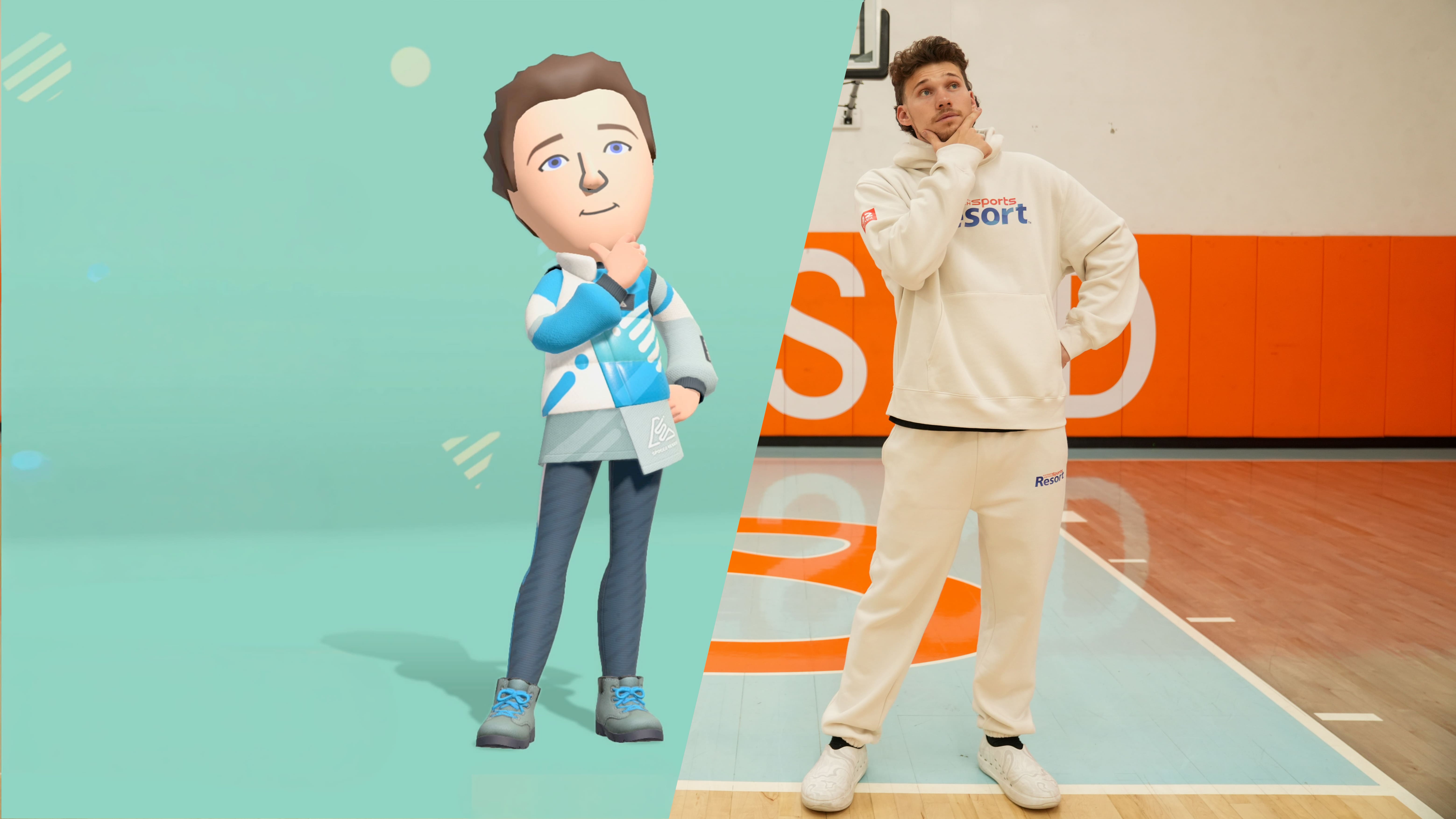 Jesser vs. Johnny in Nintendo Switch Sports Resort