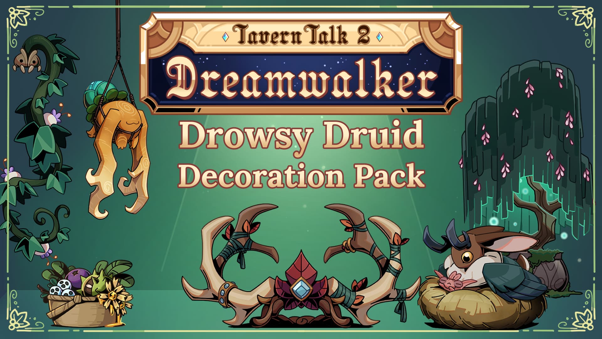 Tavern Talk 2: Dreamwalker - Dragon druidique (Lot de décorations) pour ...