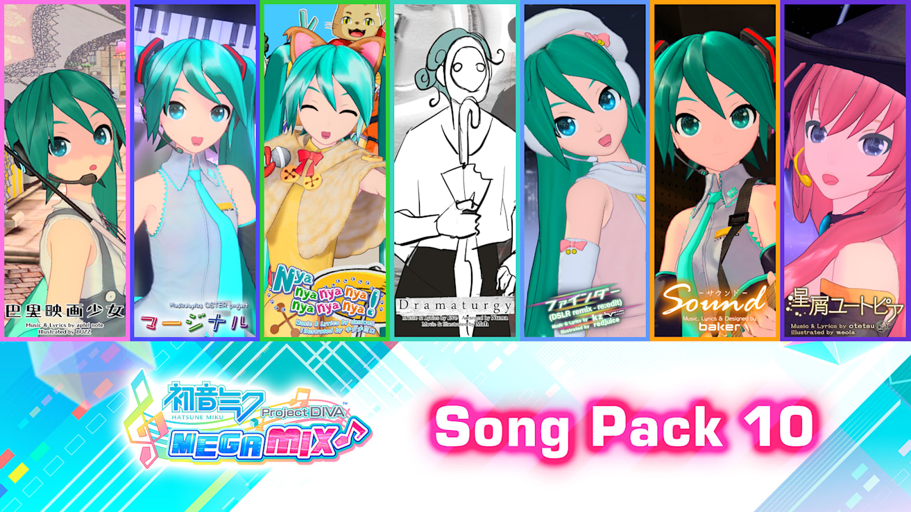 Hatsune Miku: Project DIVA Mega Mix Song Pack 10 for Nintendo Switch -  Nintendo Official Site