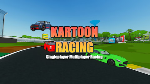 Kartoon Racing: Singleplayer Multiplayer Racing