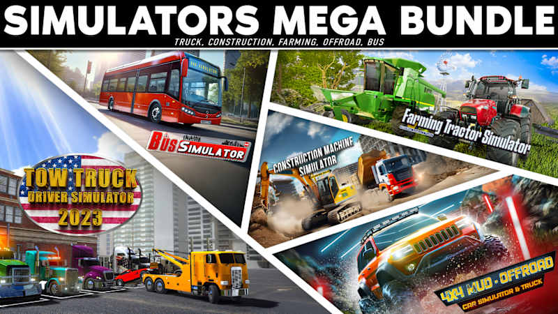 SIMULATORS MEGA BUNDLE - Truck, Construction, Farming, Offroad, Bus ...