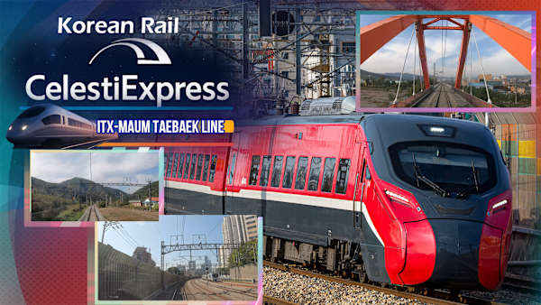 Korean Rail Celesti Express ITX-MAUM Taebaek Line