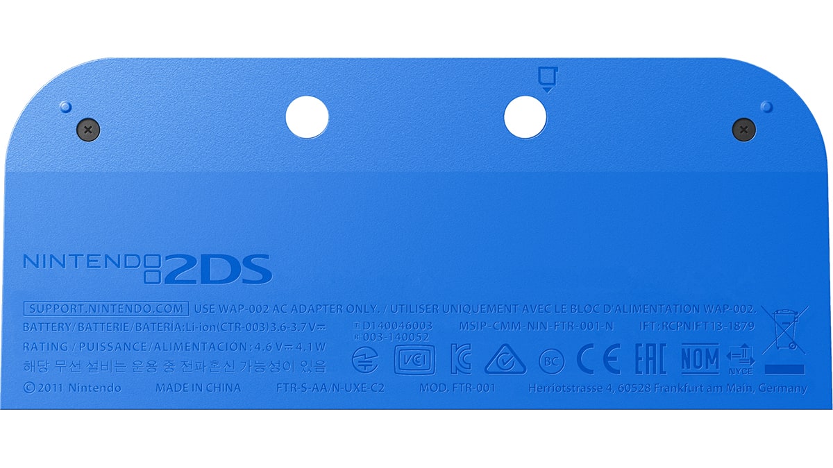 Battery Cover Kit for Nintendo 2DS Hardware Nintendo Nintendo