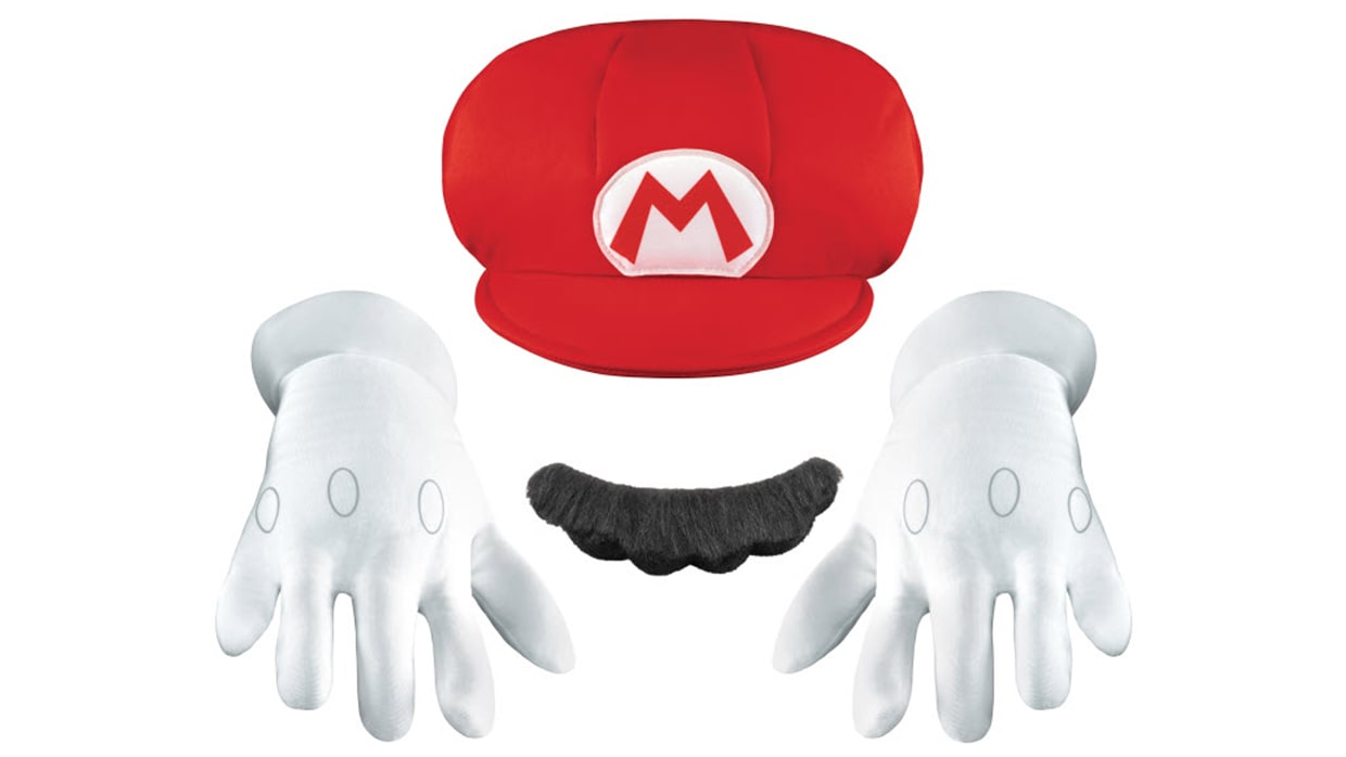 Super Mario™ - Ensemble d’accessoires costume Mario (Adulte) 1