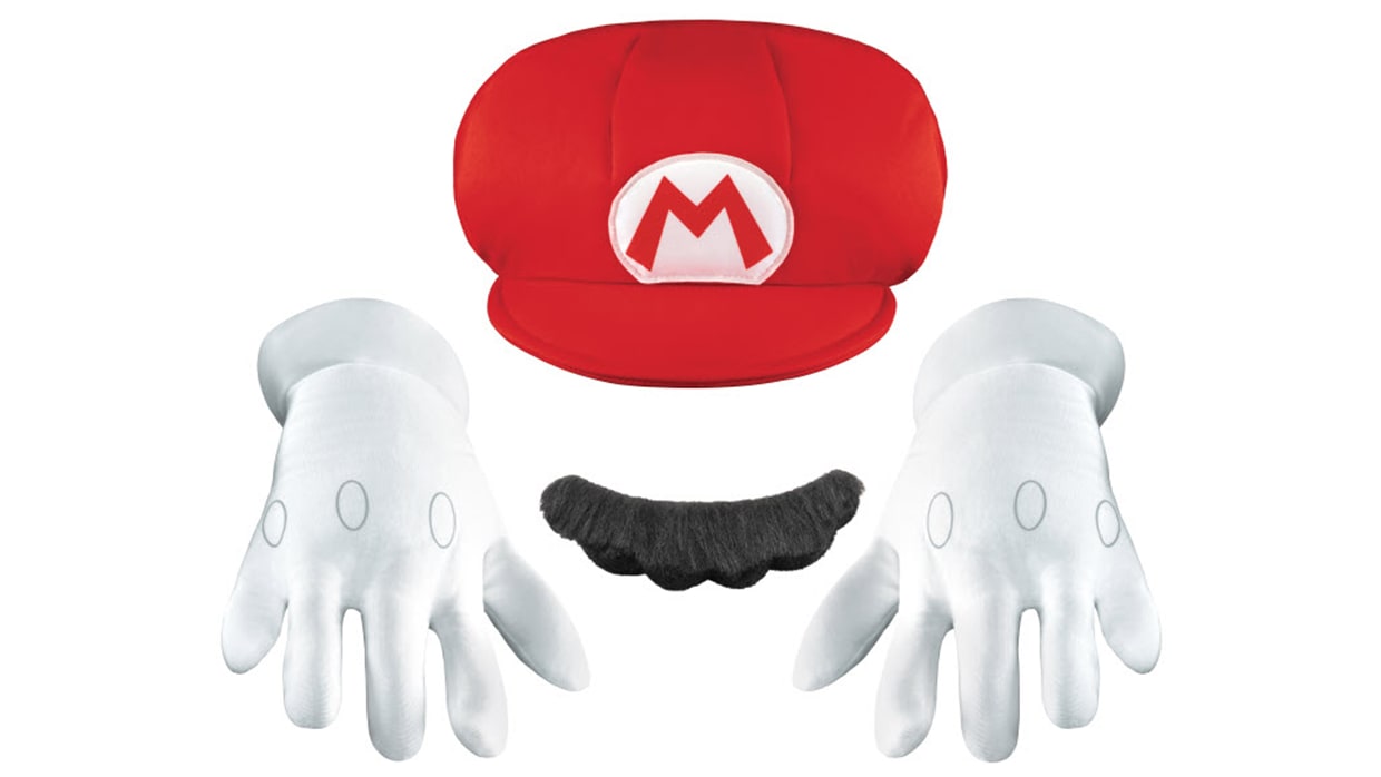 Super Mario™ - Ensemble d’accessoires costume Mario (Enfant) 1