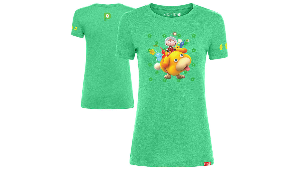 Pikmin™ 4 : t-shirt exploratrice et Otchin (Coupe Femme) 1