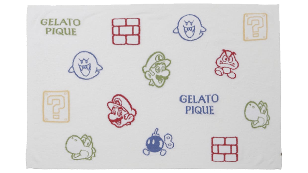 2024【SUPER MARIO™️】Baby Moco Jacquard Blanket - Off White 1