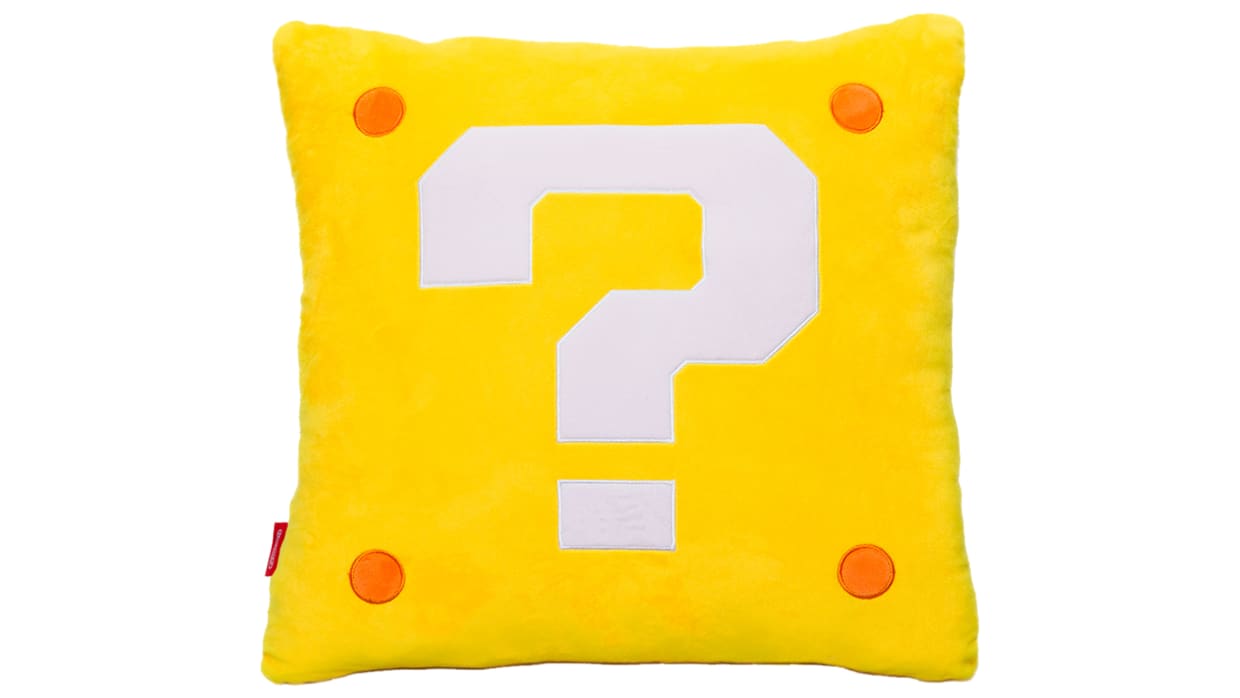 Mario Game Night - ? Block Pillow 1