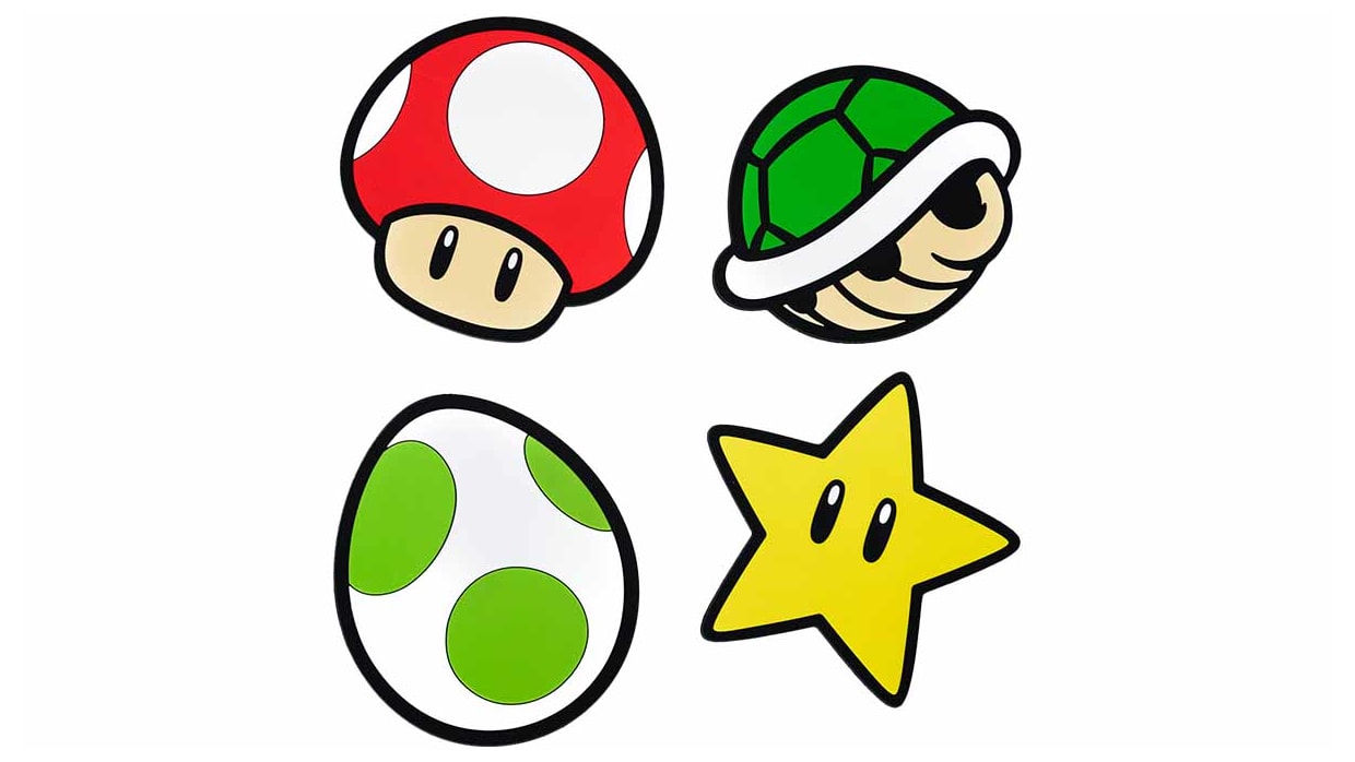 Soirée de jeu Mario™ - Sous-verres (ensemble de 4) 1