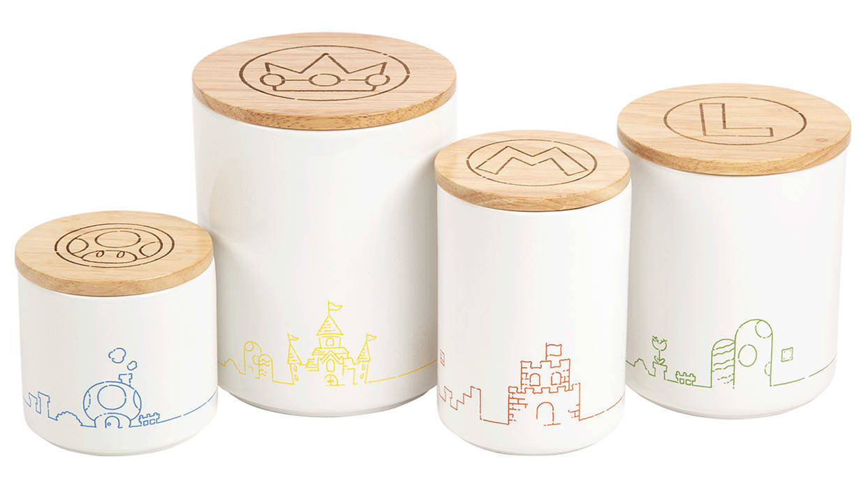 Super Mario™ Home Collection - Ceramic Containers (Set of 4) 1
