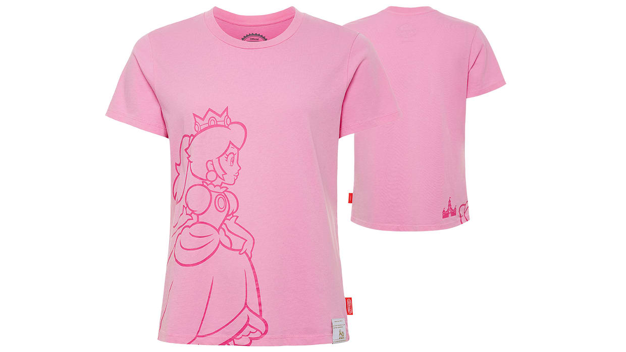 Peach™ Collection - Princess Peach's Castle Pink T-Shirt - 4XL 1