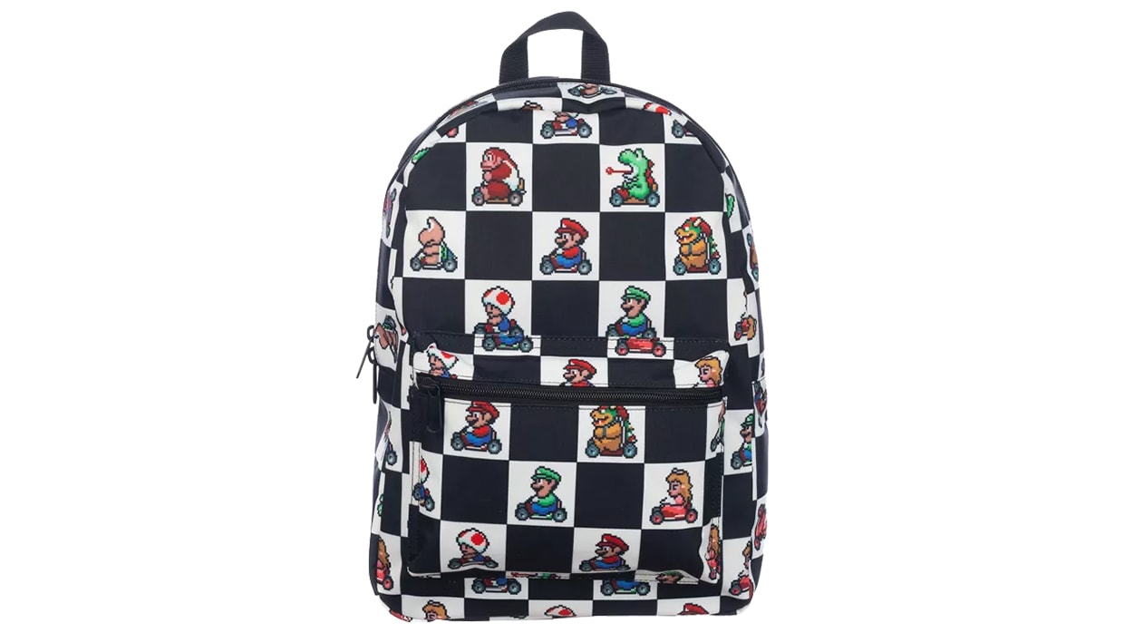 Sac à dos sublimé Super Mario Kart™ Checker 1