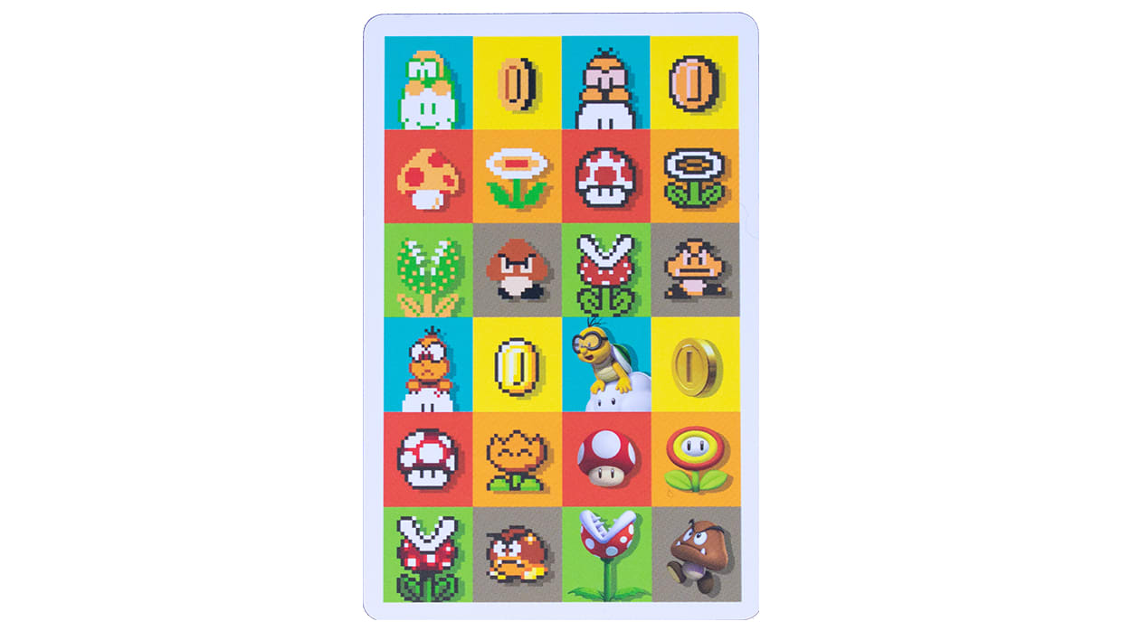 Playing Cards - Super Mario Bros. Game Stage 1