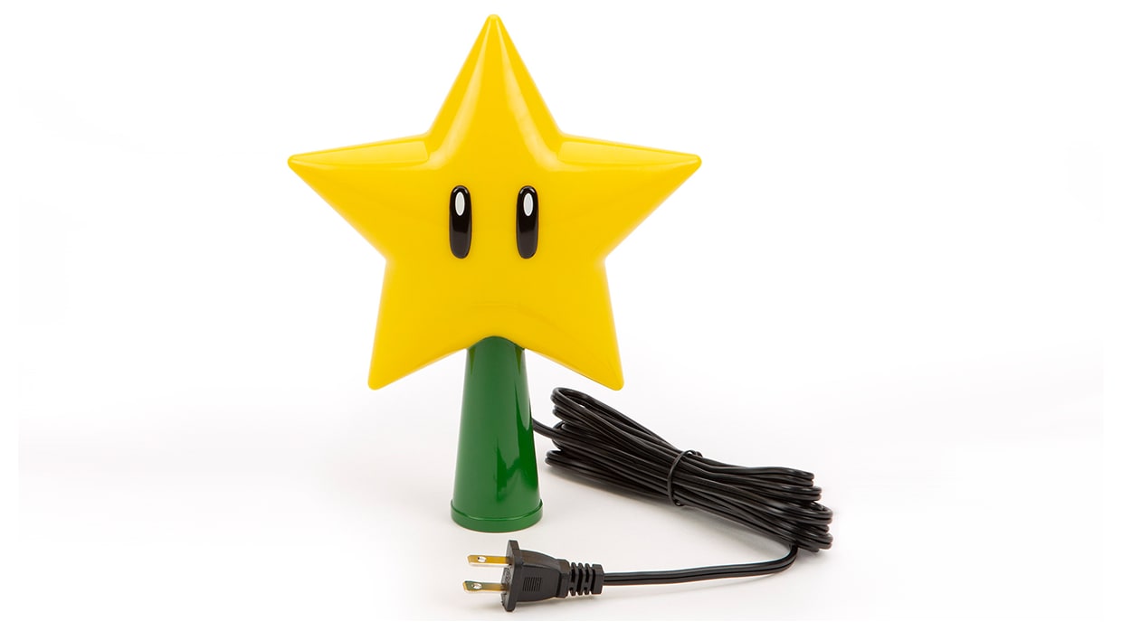 Super Mario - Super Star Light-Up Tree Topper 1