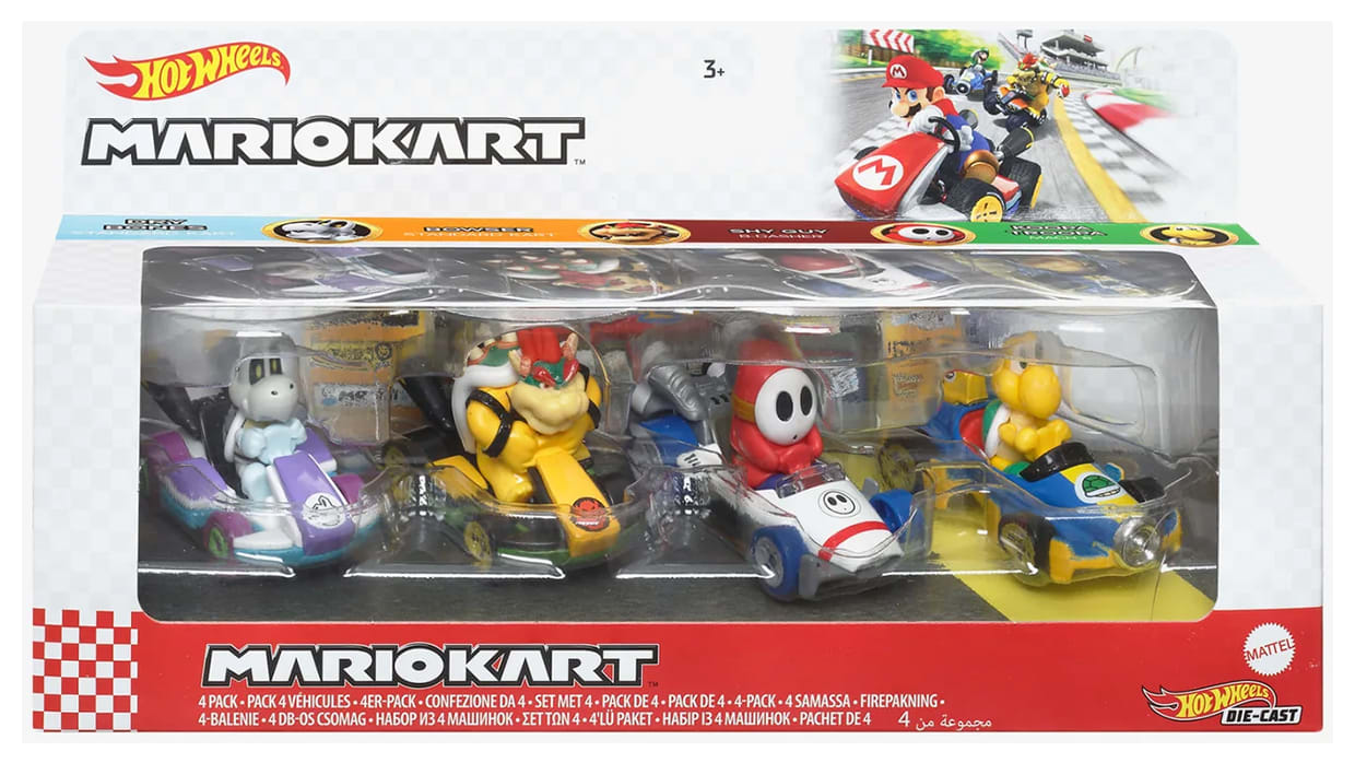 Ensemble de 4 véhicules Hot Wheels Mario Kart™ - Koopa 1