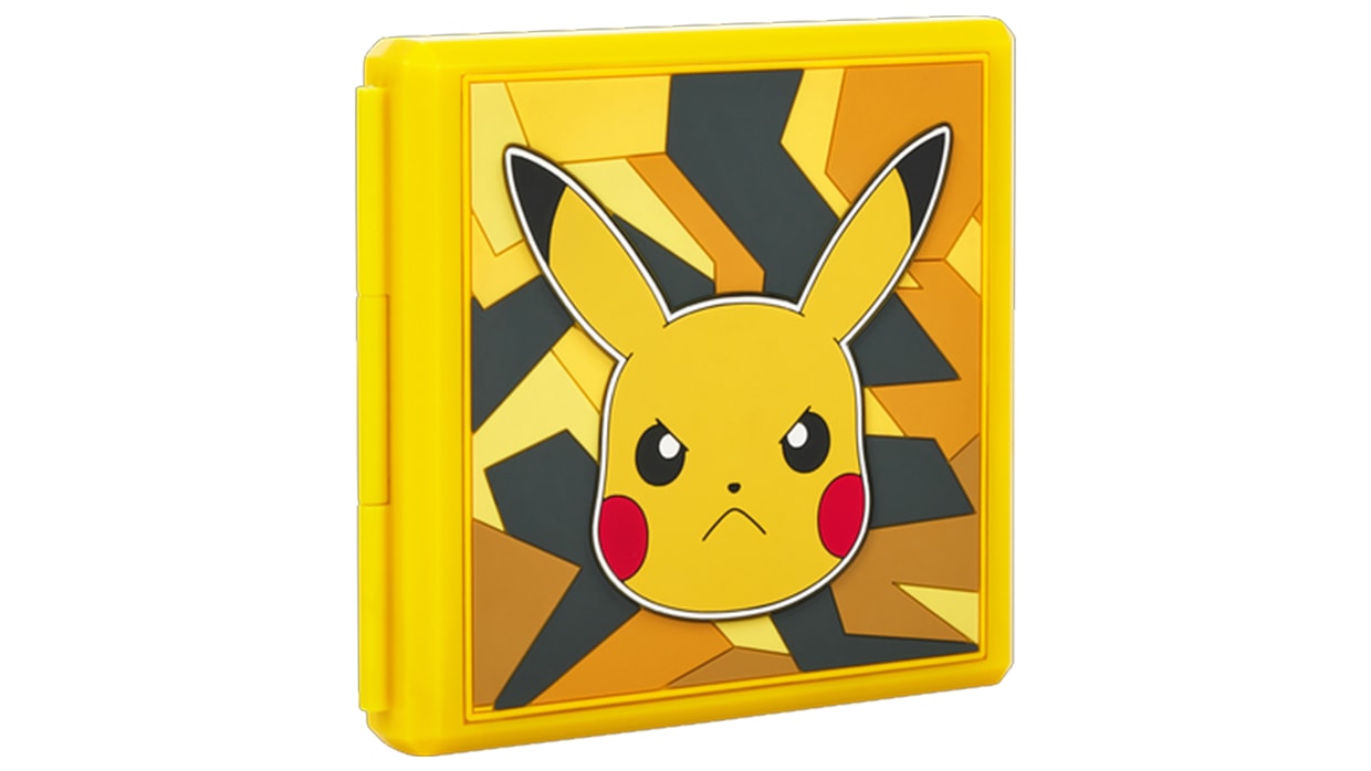 Étui de transport de qualité pour cartes de jeu Nintendo Switch™ - Tempête camouflage Pikachu 1