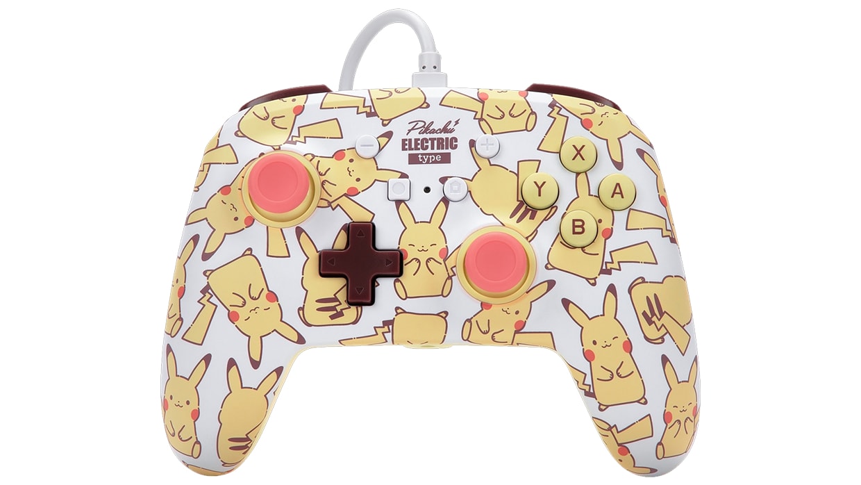 Enhanced Wired Controller for Nintendo Switch™ - Pikachu™ Blush 1