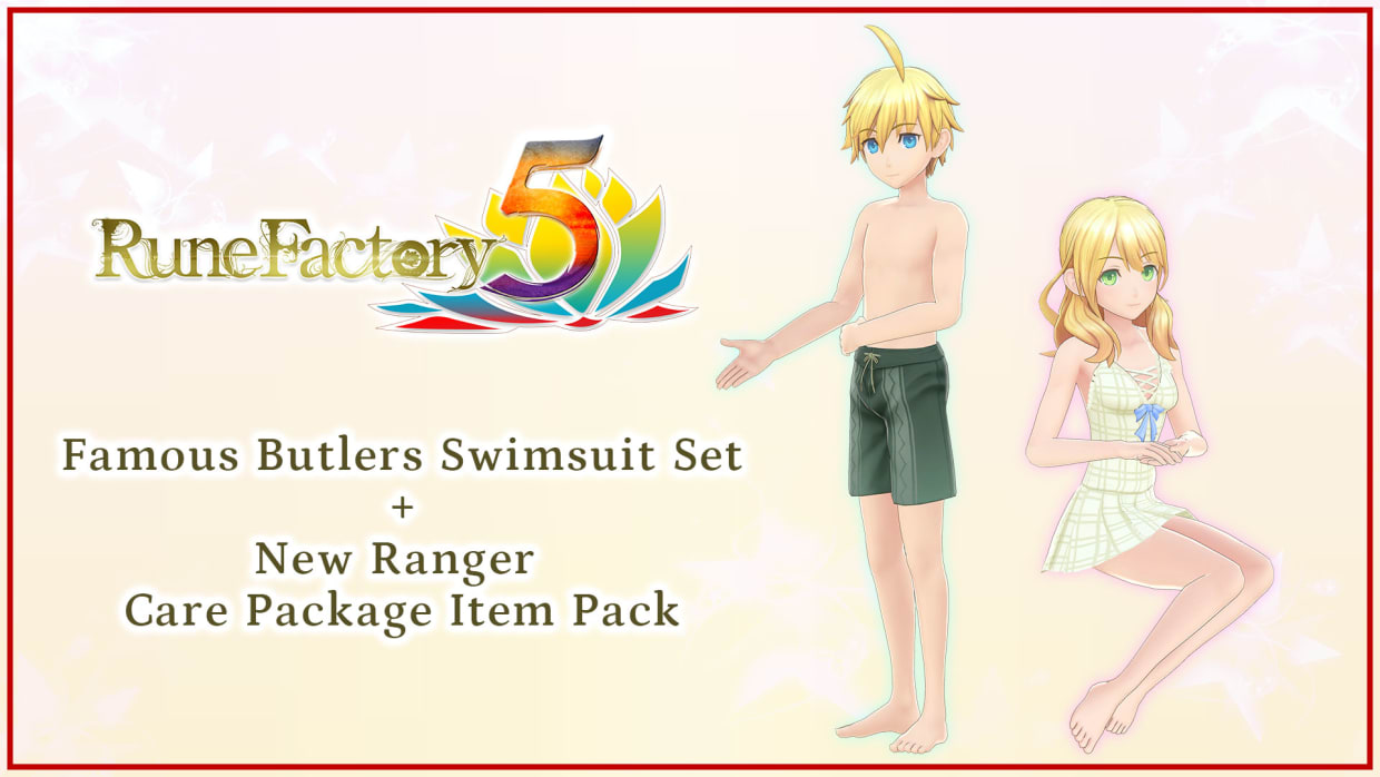 Famous Butlers Swimsuit Set + New Ranger Care Package Item Pack 1