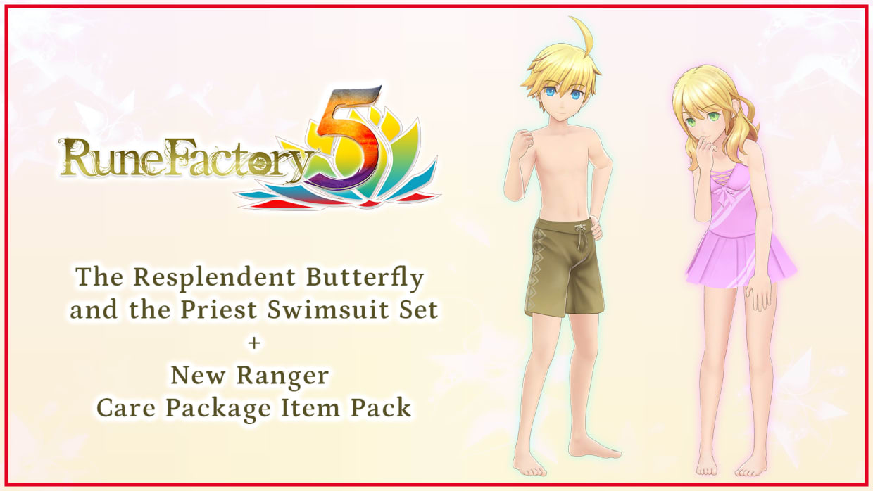 The Resplendent Butterfly and the Priest Swimsuit Set + New Ranger Care Package Item Pack 1
