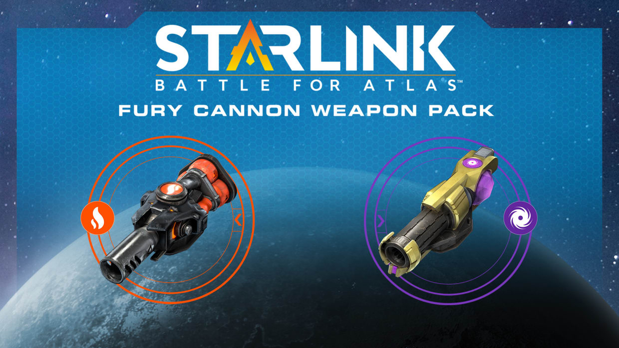 Starlink: Battle for Atlas Digital Fury Cannon Weapon Pack 1