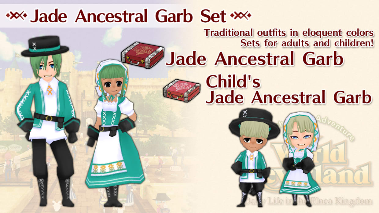 Jade Ancestral Garb Set 1