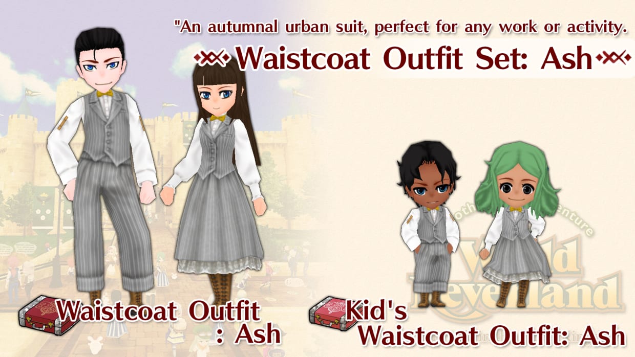 Waistcoat Outfit Set: Ash 1