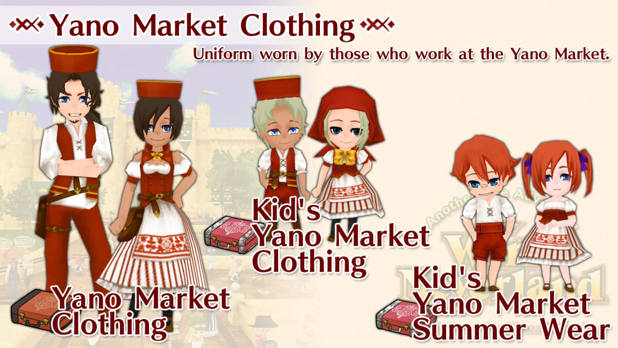 Yano Market Clothing Set 1
