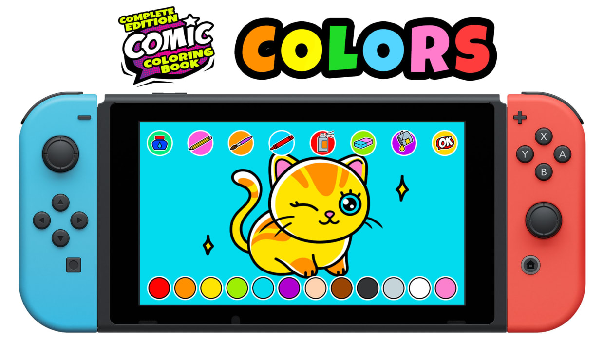 Comic Coloring Book Complete Edition: COLORS 1
