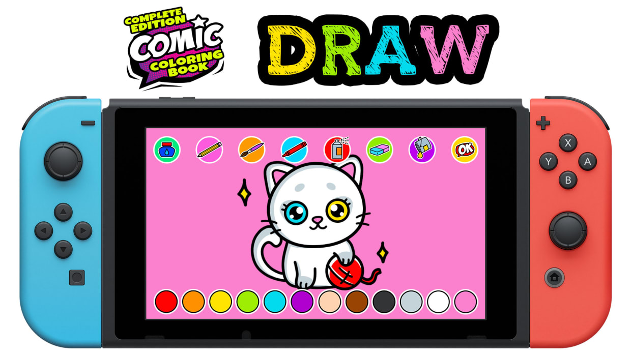 Comic Coloring Book Complete Edition: DRAW 1