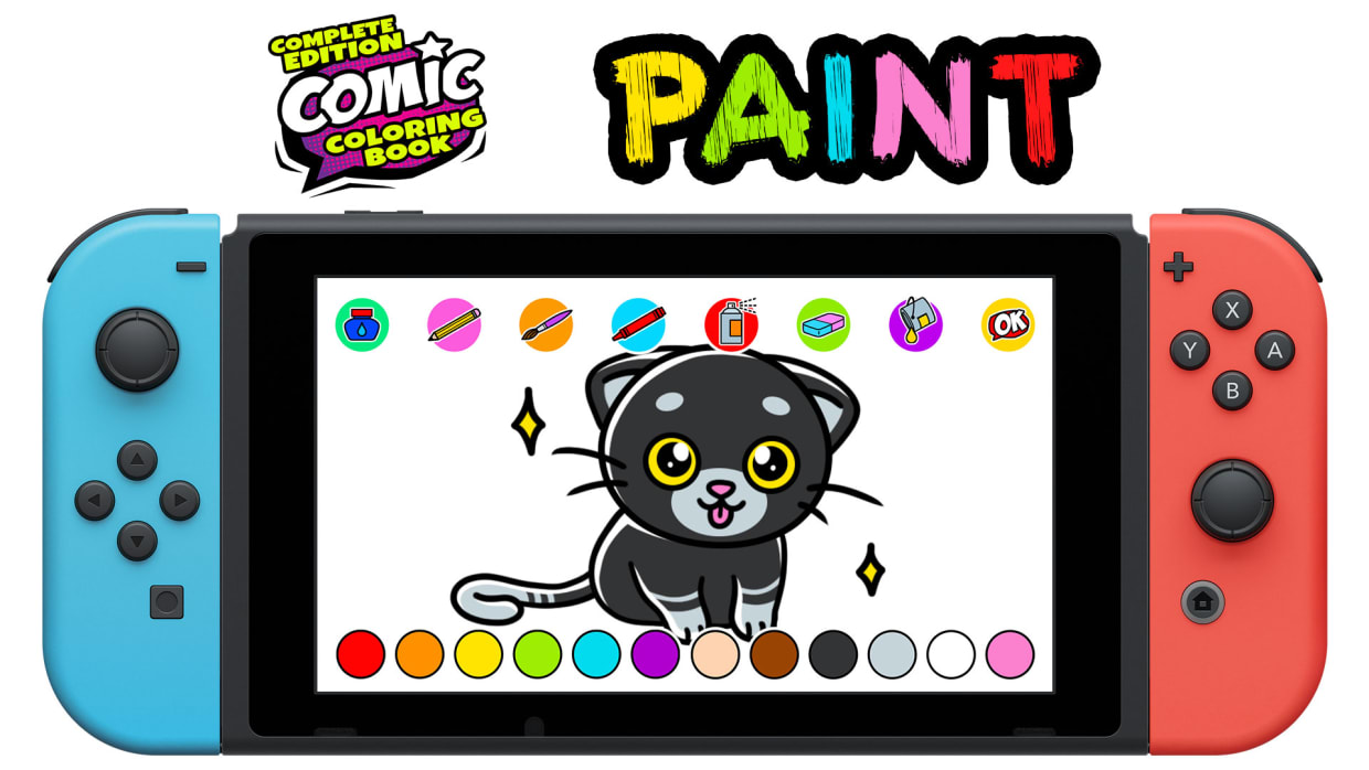 Comic Coloring Book Complete Edition: PAINT 1