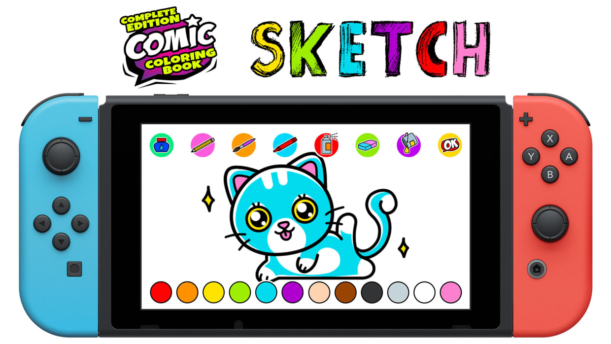 Comic Coloring Book Complete Edition: SKETCH 1