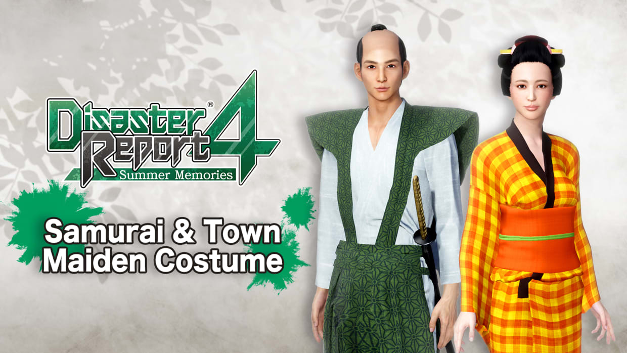 Disaster Report 4 - Samurai & Town Maiden Costume 1