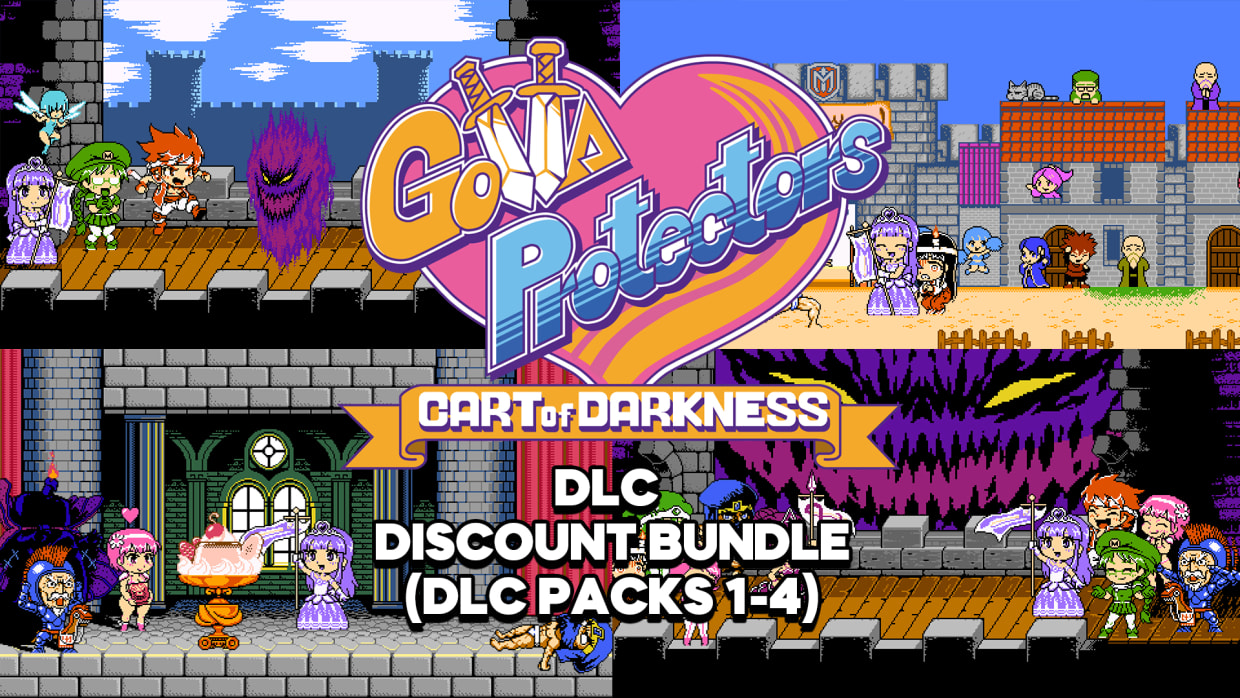 Gotta Protectors: Cart of Darkness DLC Discount Bundle (DLC Packs 1-4) 1