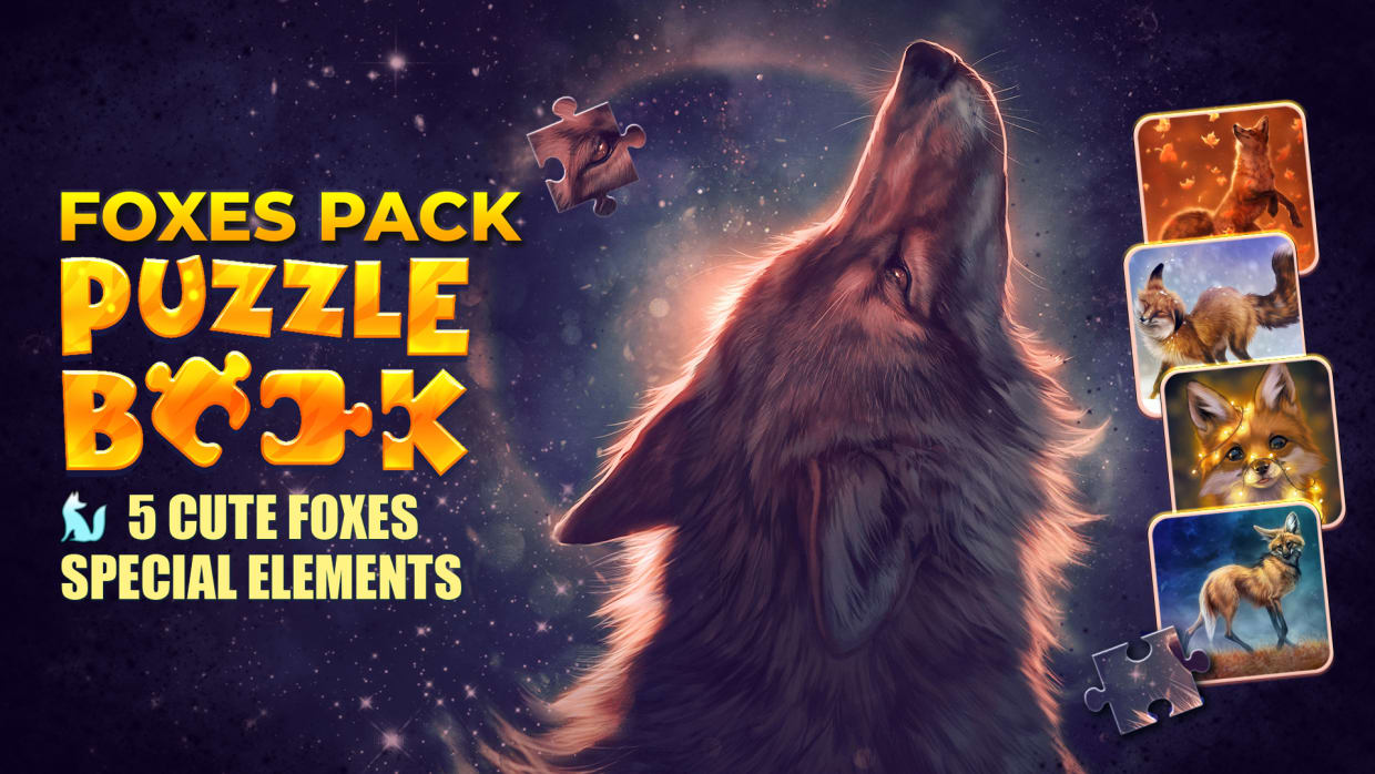Puzzle Book: Foxes Pack 1