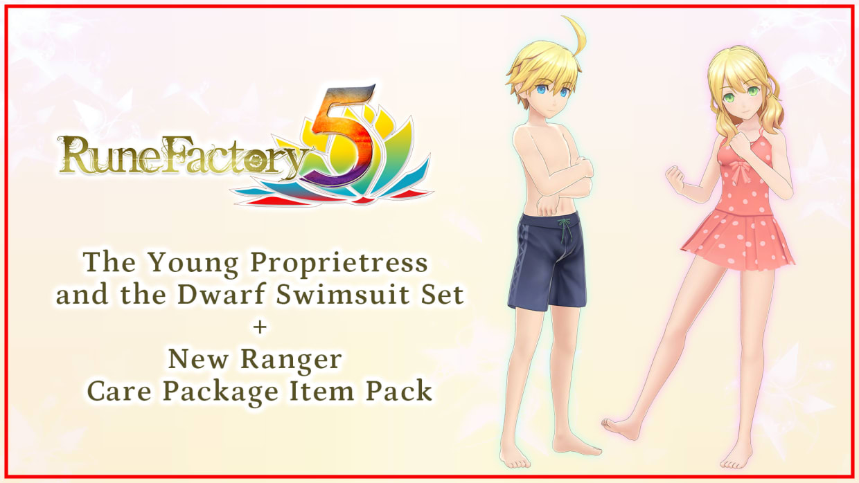 The Young Proprietress and the Dwarf Swimsuit Set + New Ranger Care Package Item Pack 1