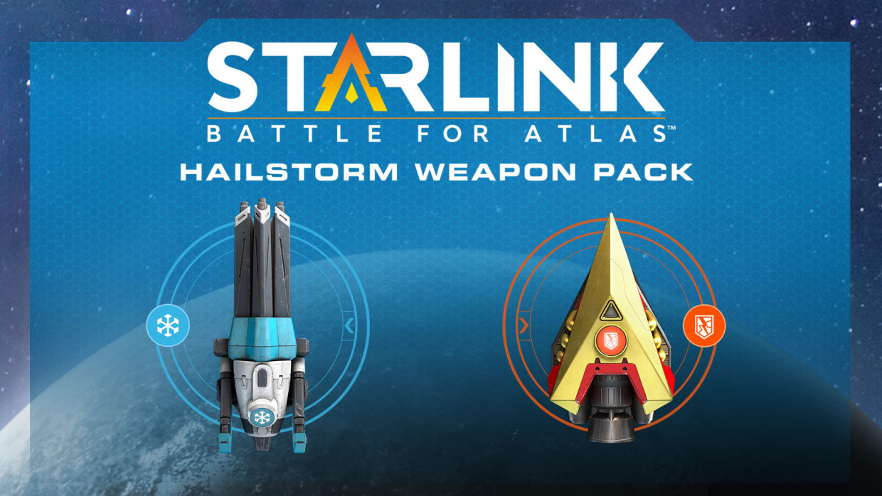 Starlink: Battle for Atlas™ Digital Hailstorm Weapon Pack 1