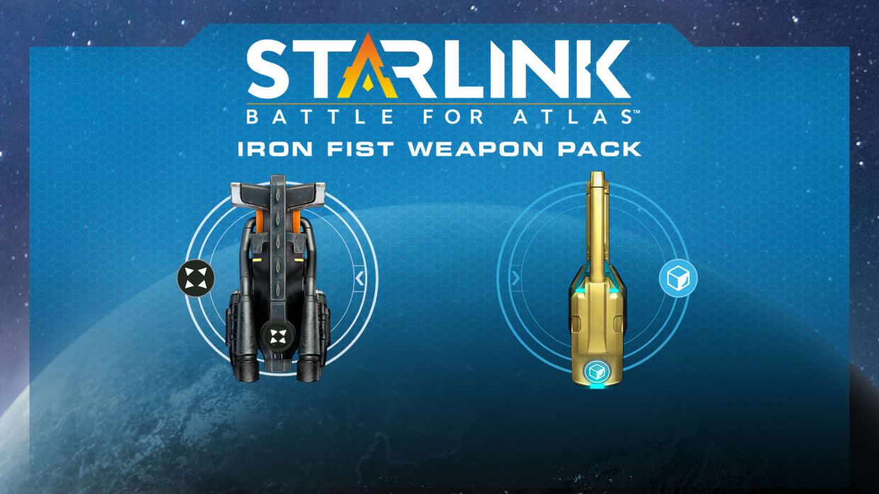 Starlink Battle for Atlas Digital Iron Fist Weapon Pack