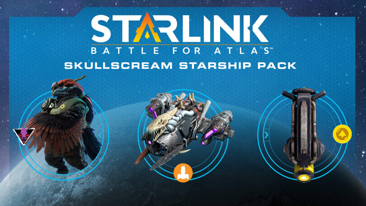 Starlink: Battle for Atlas Digital Skullscream Starship Pack 1