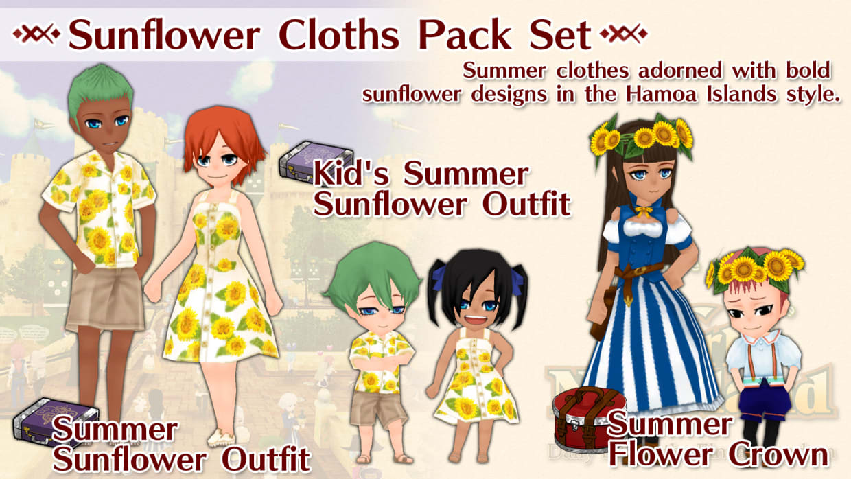 Sunflower Cloths Pack Set 1