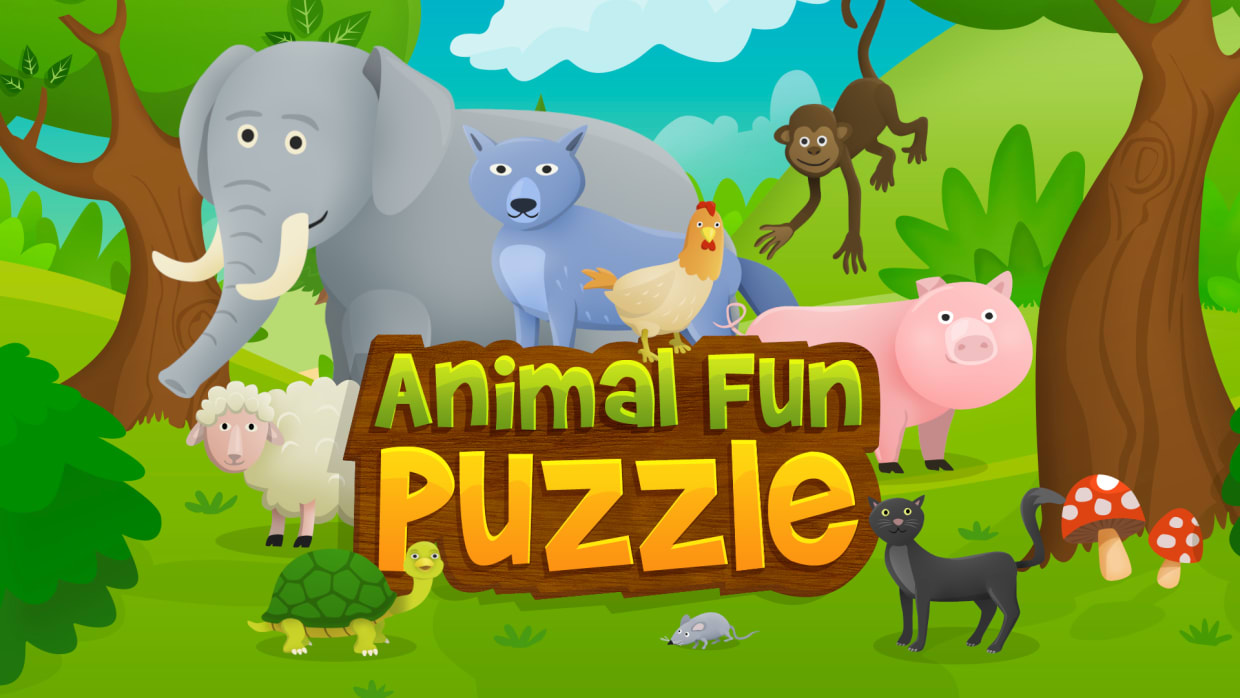 Animal Fun Puzzle - Preschool and kindergarten learning and fun game for toddlers and kids 1
