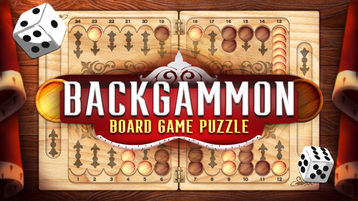 Backgammon: Board Game Puzzle 1