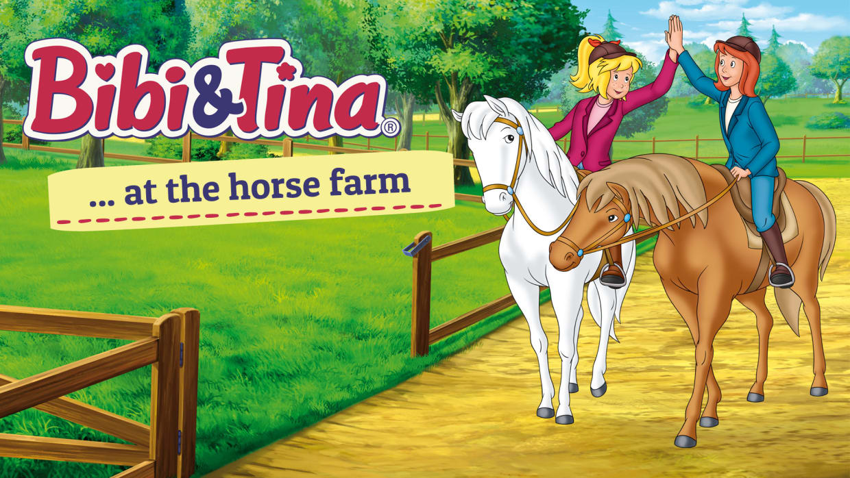 Bibi & Tina at the horse farm 1