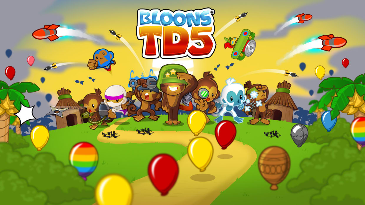 Bloons Tower Defense 5 is best version of tower defence games by Ninja  Kiwi, Play unblocked Bloons Tower Defense 5 game…