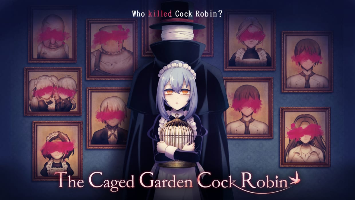 Caged Garden Cock Robin 1