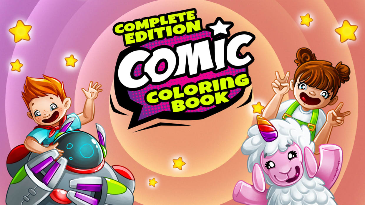 Comic Coloring Book - Complete Edition 1