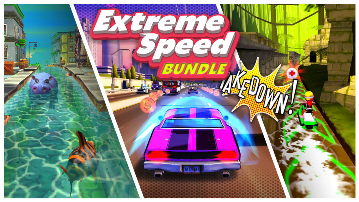 Extreme Speed Bundle Go! Fish Go! Adrenaline Rush, Jet Ski Rush 1