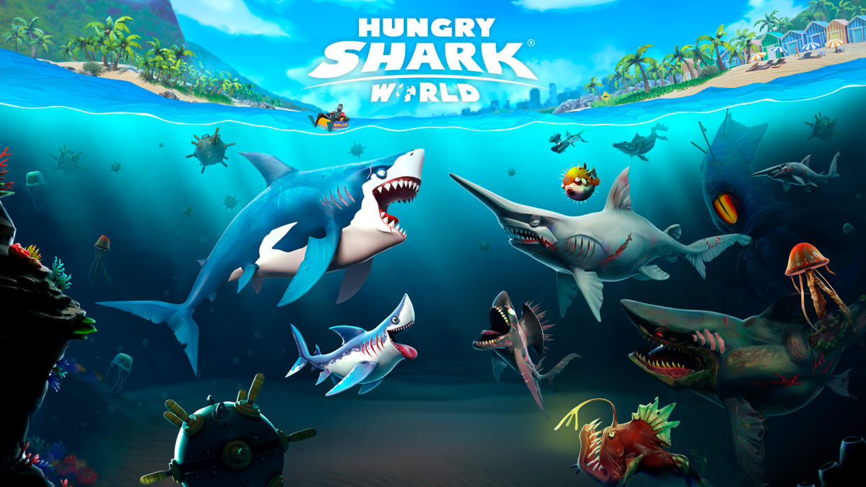 ANGRY SHARKS free online game on