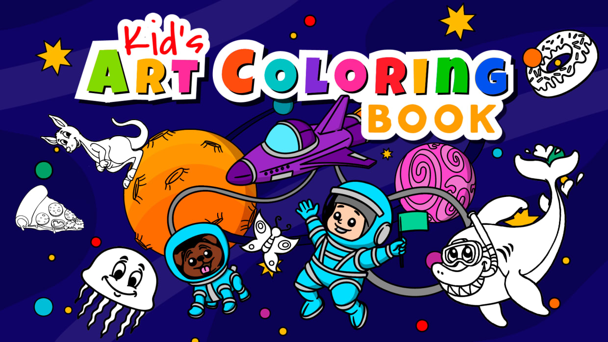 Kid's Art Coloring Book 1