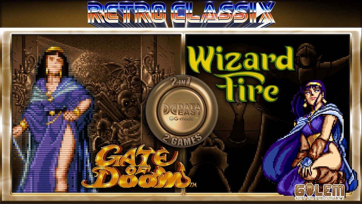 Retro Classix 2-in-1 Pack: Gate of Doom & Wizard Fire 1